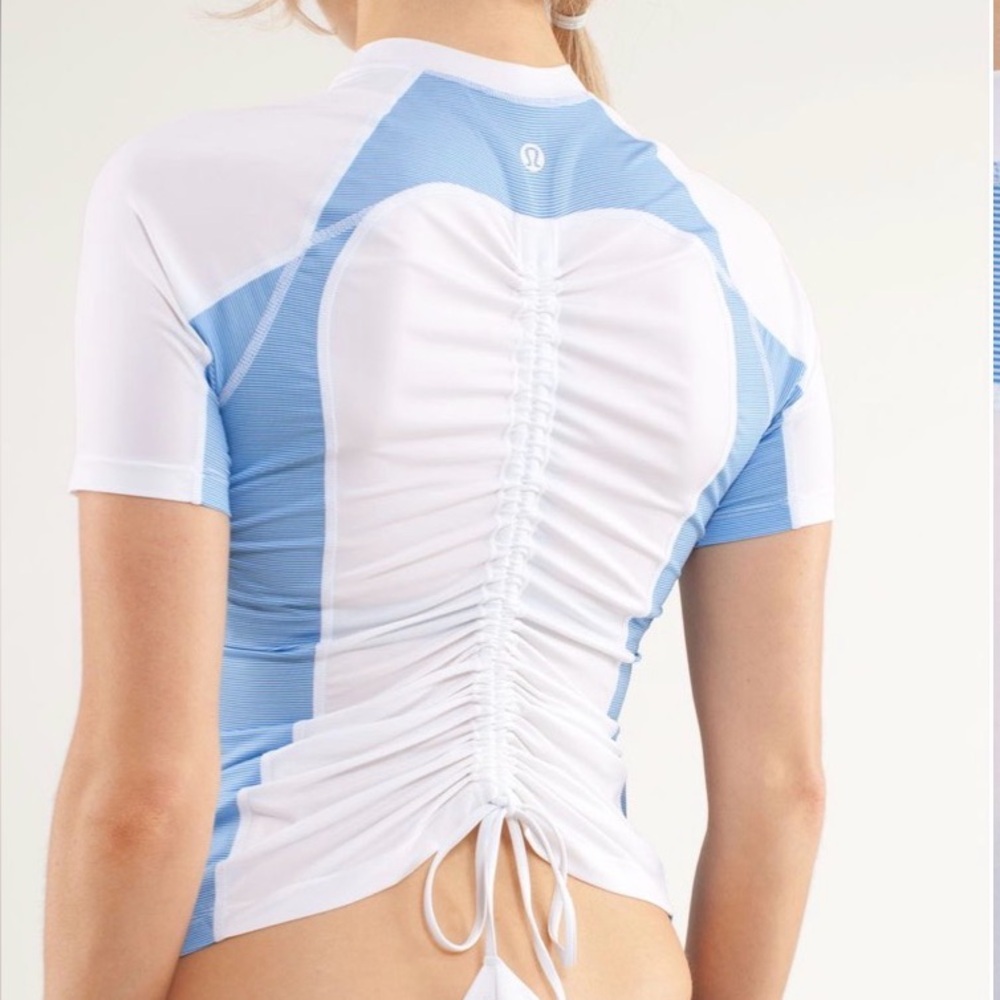 Lululemon 360 Rashguard in Wee Stripe White - Picture 2 of 9